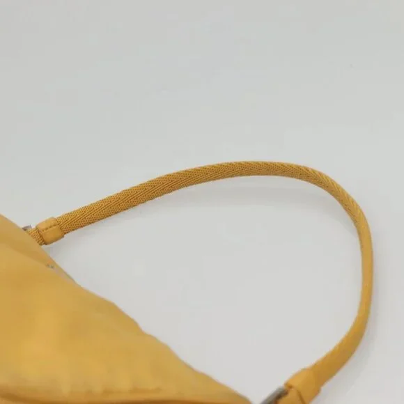 PRADA Accessory Pouch Nylon Yellow Auth 117775 - Picture 9 of 16